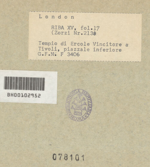 Rückseite von bh078101_recto