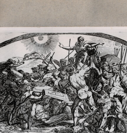 Rückseite von  [http://creativecommons.org/publicdomain/mark/1.0/] Josuas Kampf - , bh078613. Foto.