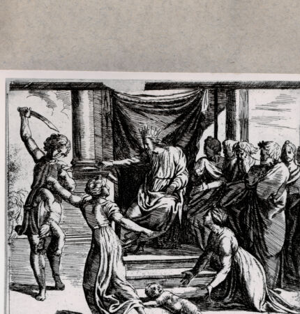 Rückseite von  [http://creativecommons.org/publicdomain/mark/1.0/] Urteil Salomos - , bh078626. Foto.