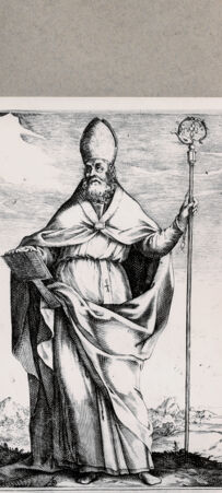 Rückseite von  [http://creativecommons.org/publicdomain/mark/1.0/] Heiliger Blasius - , bh079641. Foto.