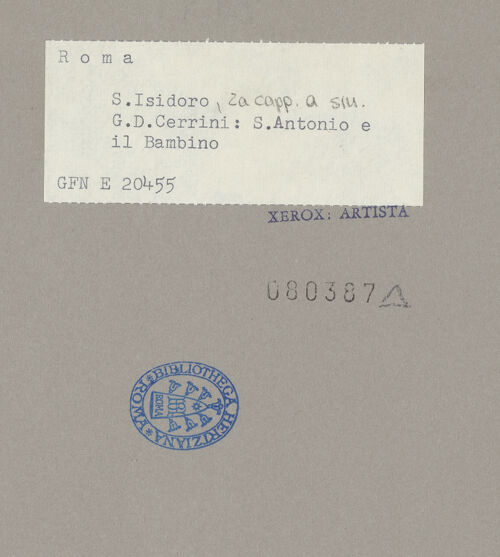 Rückseite von bh080387_recto