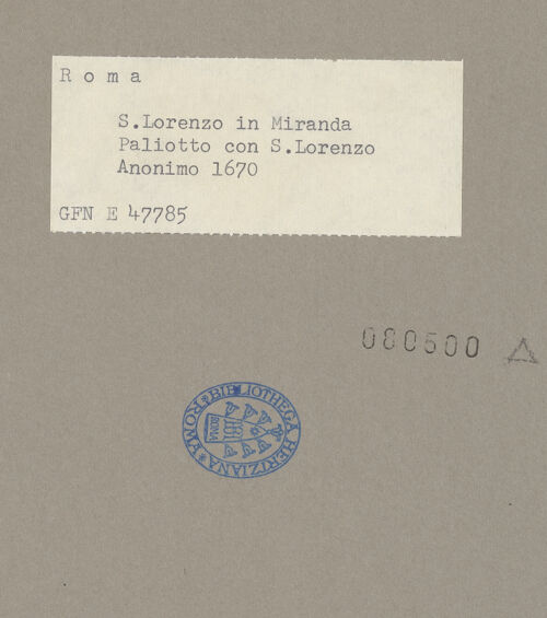 Rückseite von bh080500_recto