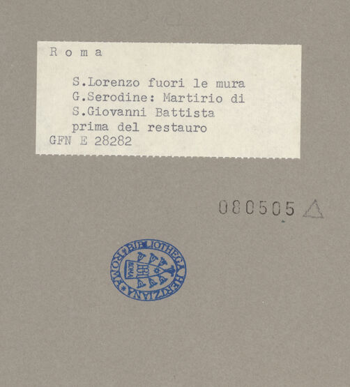 Rückseite von bh080505_recto