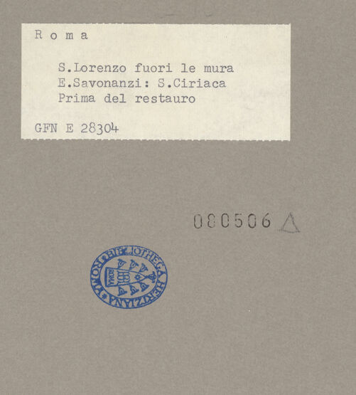 Rückseite von bh080506_recto