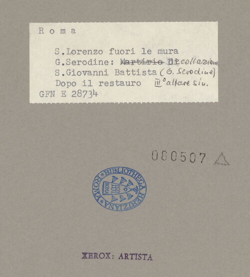 Rückseite von bh080507_recto