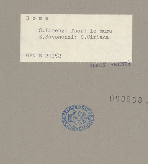 Rückseite von bh080508_recto