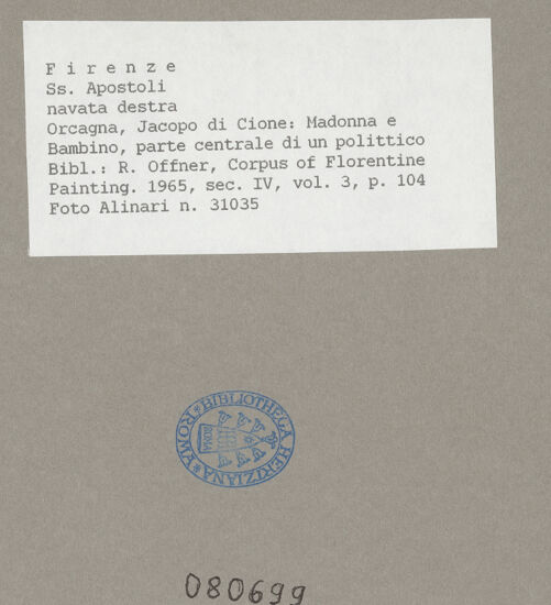 Rückseite von bh080699_recto