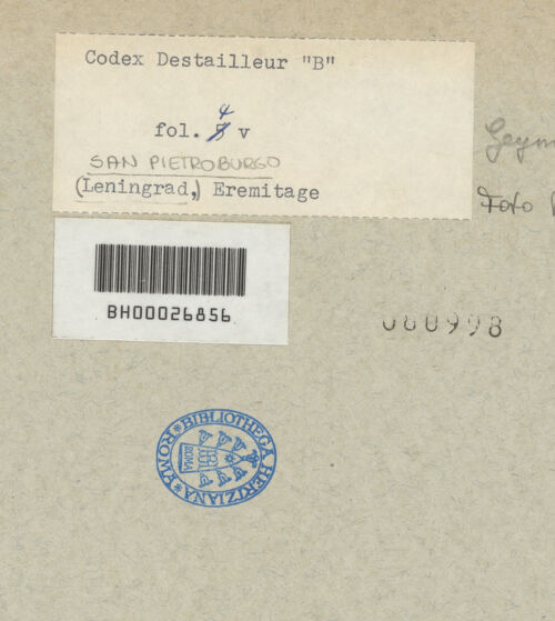 Rückseite von bh080998_recto