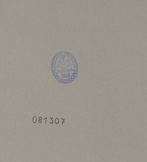 Rückseite von bh081307_recto