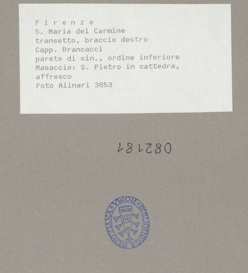 Rückseite von bh082181_recto