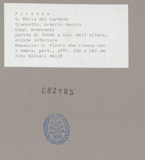 Rückseite von bh082185_recto