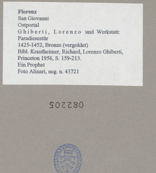 Rückseite von bh082205_recto