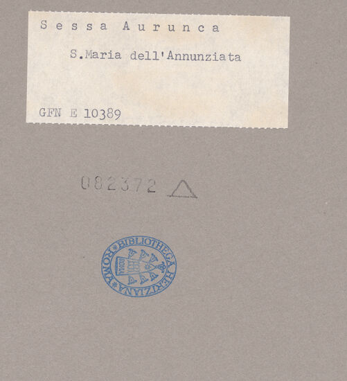 Rückseite von ICCD [https://www.deutsche-digitale-bibliothek.de/content/lizenzen/rv-ez/] Chiesa dell'Annunziata - Fassade, Schrägansicht, bh082372_recto. Foto.