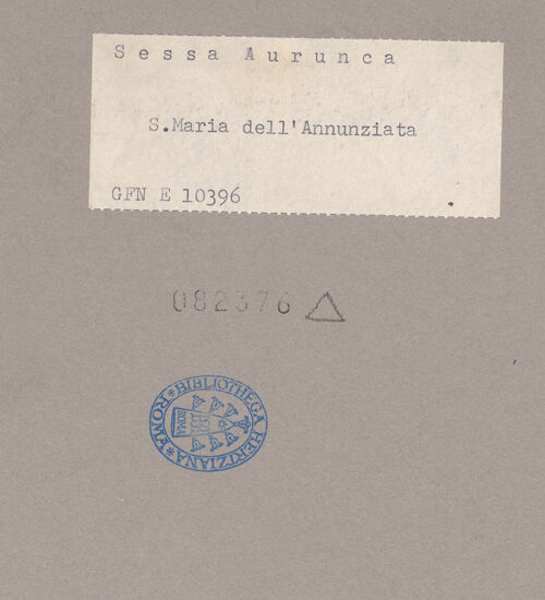 Rückseite von ICCD [https://www.deutsche-digitale-bibliothek.de/content/lizenzen/rv-ez/] Heilige Agatha - Gesamtansicht, bh082376_recto. Foto.