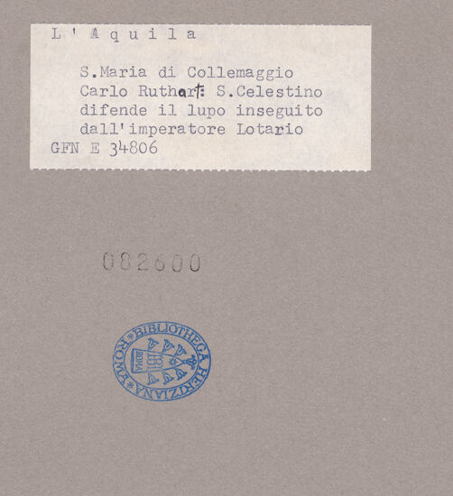 Rückseite von bh082600_recto