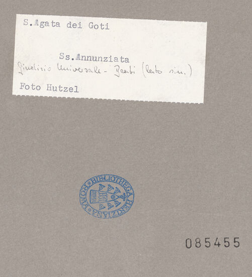 Rückseite von Hutzel, Max [https://www.deutsche-digitale-bibliothek.de/content/lizenzen/rv-ez/] Jüngstes GerichtUnteres Register, links: das himmlische Jerusalem - Die Seligen, bh085455_recto. Foto: Hutzel, Max.