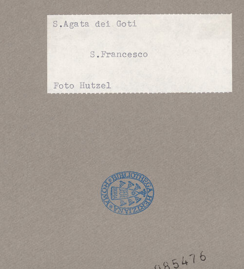 Rückseite von Hutzel, Max [https://www.deutsche-digitale-bibliothek.de/content/lizenzen/rv-ez/] San Francesco - Decke, bh085476_recto. Foto: Hutzel, Max.
