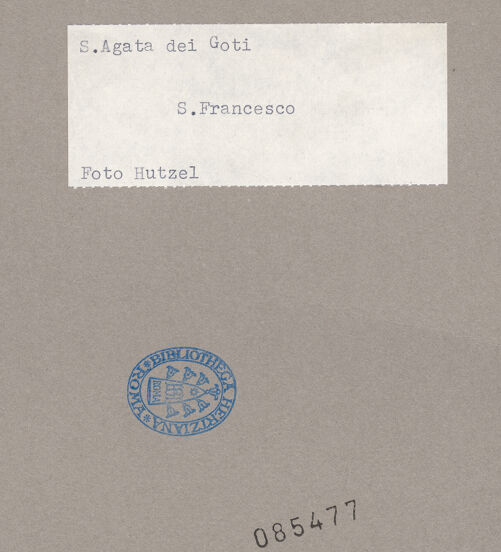 Rückseite von Hutzel, Max [https://www.deutsche-digitale-bibliothek.de/content/lizenzen/rv-ez/] San Francesco - Kuppel, bh085477_recto. Foto: Hutzel, Max.