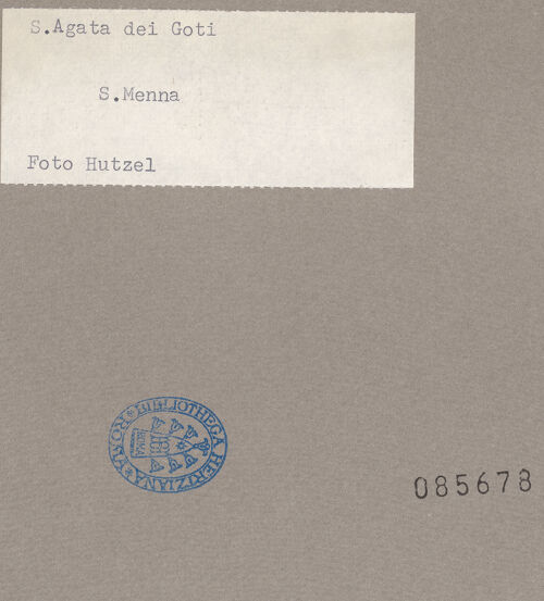 Rückseite von Hutzel, Max [https://www.deutsche-digitale-bibliothek.de/content/lizenzen/rv-ez/] Heilige Katharina - Gesamtansicht, bh085678_recto. Foto: Hutzel, Max.