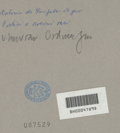 Rückseite von bh087529_recto