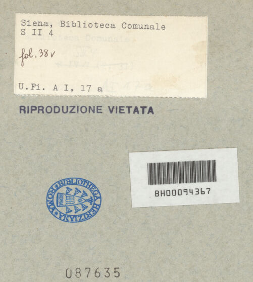 Rückseite von bh087635_recto