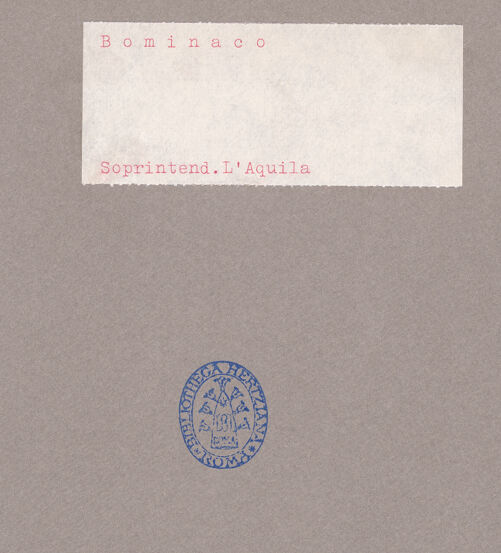 Rückseite von Sopr. L'Aquila [https://www.deutsche-digitale-bibliothek.de/content/lizenzen/rv-ez/] Doppelseitiges Prozessionskreuz - Vorderseite, bh089619_recto. Foto.