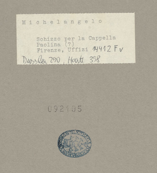 Rückseite von bh092105_recto