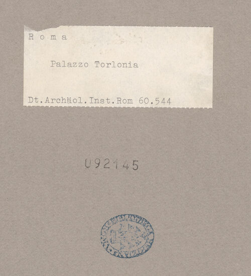 Rückseite von bh092145_recto