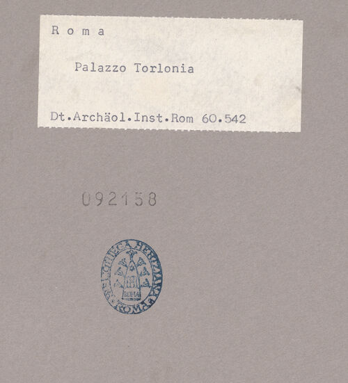 Rückseite von bh092158_recto