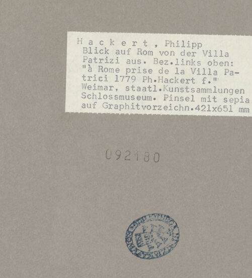 Rückseite von bh092180_recto