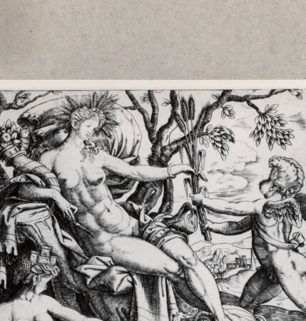 Rückseite von  [http://creativecommons.org/publicdomain/mark/1.0/] Amor und Ceres - , bh092844. Foto.