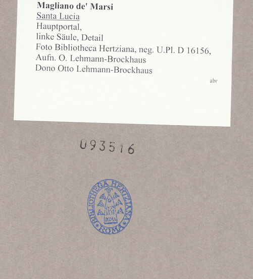 Rückseite von bh093516_recto