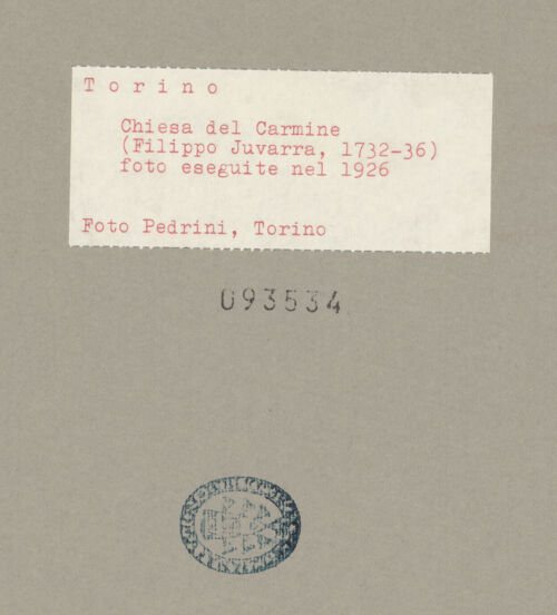 Rückseite von Pedrini, Augusto [https://www.deutsche-digitale-bibliothek.de/content/lizenzen/rv-ez/] Engel mit Fackel - Frontalansicht, bh093534_recto. Foto: Pedrini, Augusto.