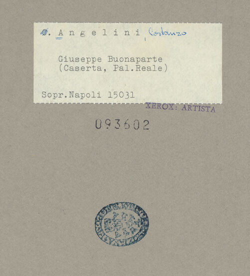 Rückseite von Sopr. BAS NA [https://www.deutsche-digitale-bibliothek.de/content/lizenzen/rv-ez/] Joseph Bonaparte (Porträt) - Gesamtansicht, bh093602_recto. Foto.