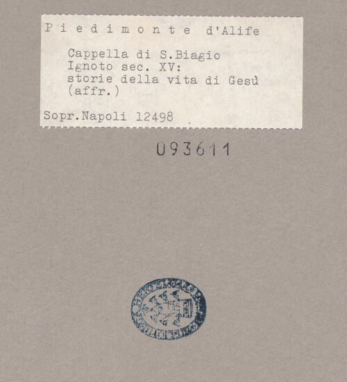 Rückseite von Sopr. BAS NA [https://www.deutsche-digitale-bibliothek.de/content/lizenzen/rv-ez/] Szenen aus der Jugend ChristiDas Christuskind unterrichtet - Gesamtansicht, bh093611_recto. Foto.