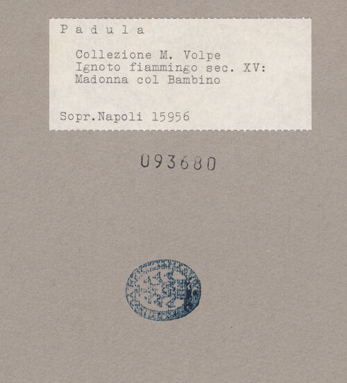 Rückseite von Sopr. BAS NA [https://www.deutsche-digitale-bibliothek.de/content/lizenzen/rv-ez/] Madonna - Gesamtansicht, bh093680_recto. Foto.