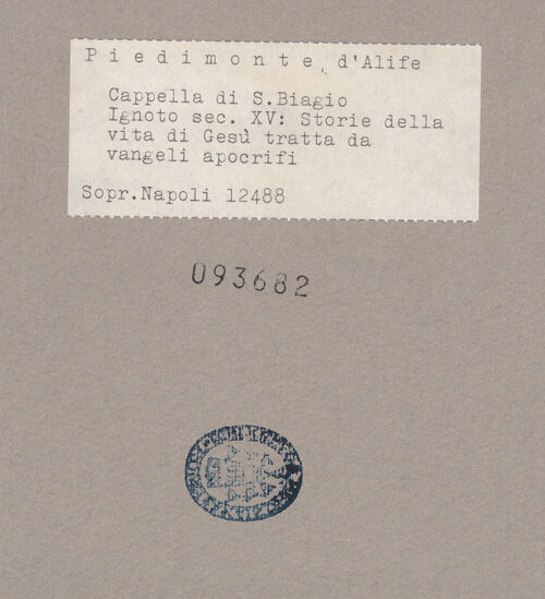 Rückseite von Sopr. BAS NA [https://www.deutsche-digitale-bibliothek.de/content/lizenzen/rv-ez/] Szenen aus der Jugend ChristiDas Wunder der Palme, die sich zu Christus hinunterbeugt - Gesamtansicht, bh093682_recto. Foto.