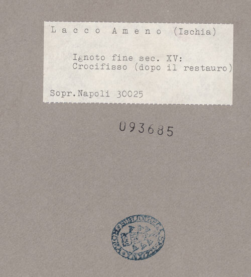 Rückseite von Sopr. BAS NA [https://www.deutsche-digitale-bibliothek.de/content/lizenzen/rv-ez/] Gesamtansicht (nach der Restaurierung), bh093685_recto. Foto.