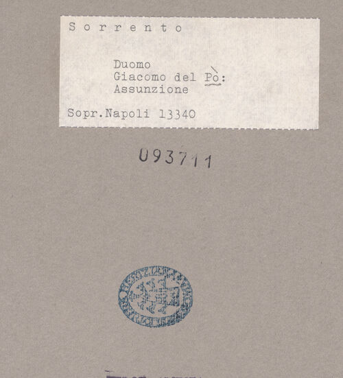 Rückseite von Sopr. BAS NA [https://www.deutsche-digitale-bibliothek.de/content/lizenzen/rv-ez/] Himmelfahrt Mariens - Gesamtansicht, bh093711_recto. Foto.