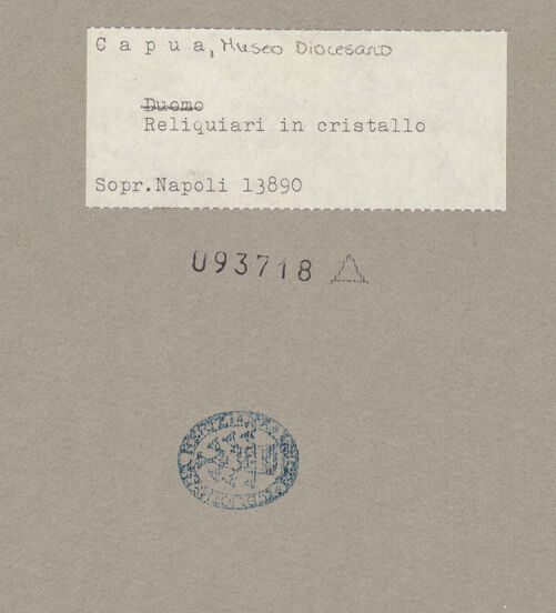 Rückseite von Sopr. BAS NA [https://www.deutsche-digitale-bibliothek.de/content/lizenzen/rv-ez/] Reliquiare - Reliquiare, bh093718_recto. Foto.