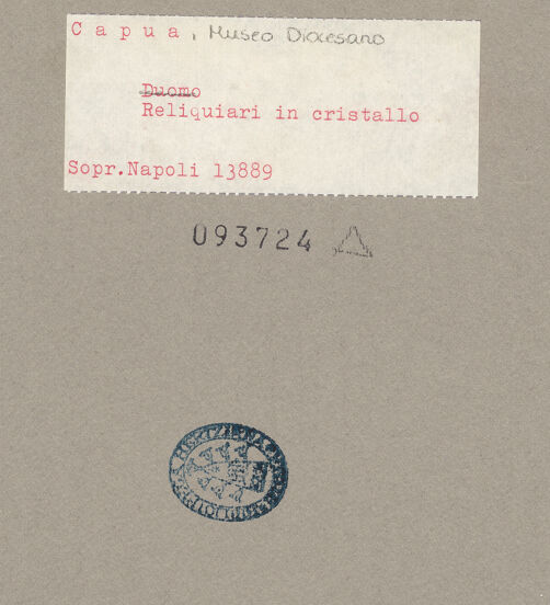 Rückseite von Sopr. BAS NA [https://www.deutsche-digitale-bibliothek.de/content/lizenzen/rv-ez/] Reliquiare - Reliquiare, bh093724_recto. Foto.