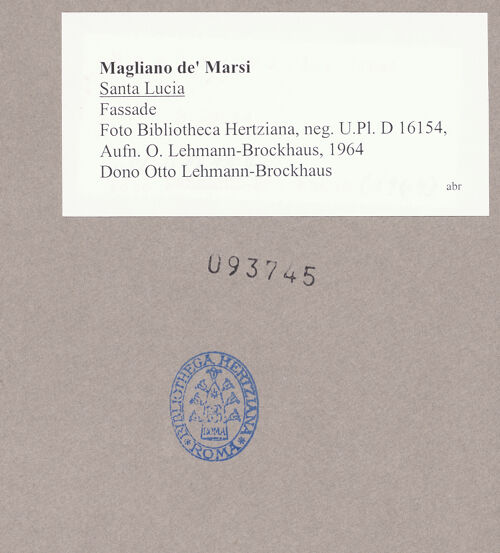 Rückseite von bh093745_recto