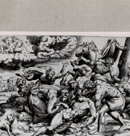 Rückseite von  [http://creativecommons.org/publicdomain/mark/1.0/] Tod des Meleagros - , bh094343. Foto.