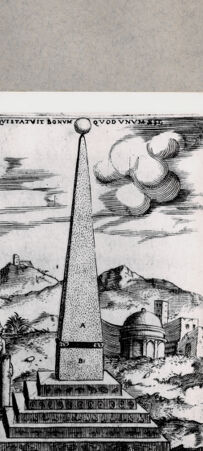 Rückseite von  [http://creativecommons.org/publicdomain/mark/1.0/] Felix qui statuit bonum - , bh094597. Foto.