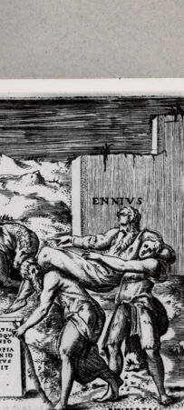 Rückseite von  [http://creativecommons.org/publicdomain/mark/1.0/] Sicut fortis ... - , bh094618. Foto.