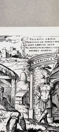 Rückseite von  [http://creativecommons.org/publicdomain/mark/1.0/] Herkules ... - , bh094675. Foto.