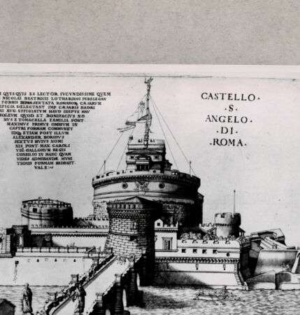 Rückseite von  [http://creativecommons.org/publicdomain/mark/1.0/] Engelsburg - , bh094701. Foto.