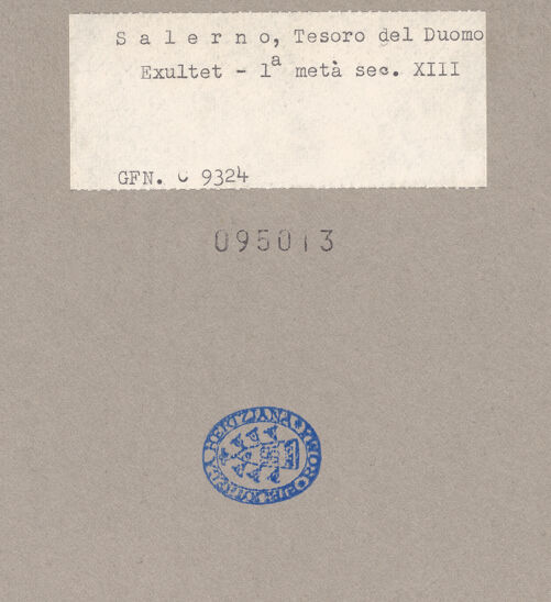 Rückseite von bh095013_recto