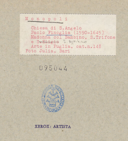 Rückseite von bh095044_recto