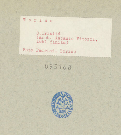 Rückseite von Pedrini, Augusto [https://www.deutsche-digitale-bibliothek.de/content/lizenzen/rv-ez/] Santissima Trinità - Hauptkapelle, bh095168_recto. Foto: Pedrini, Augusto.